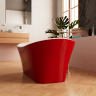 Ванна Frank F6104 White/Red 170х75 см, 125121