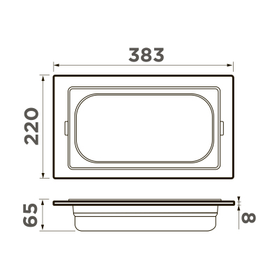 Контейнер Omoikiri DC-05-1-GB, 4999091