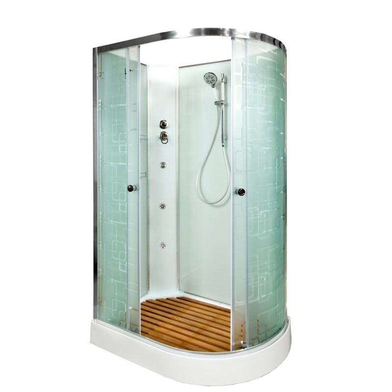 Душевая кабина DTO ЕМ 1512L N с гидромассажем (120x80)