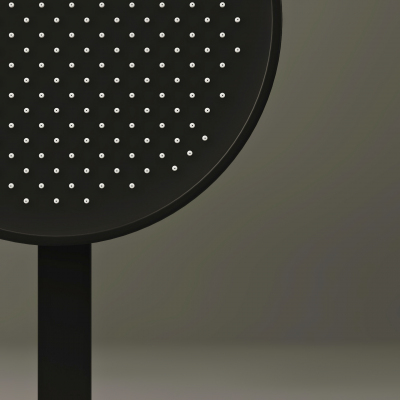 Душевой комплект SANCOS Space встраиваемый c термостатическим смесителем, цвет черный матовый , SC3006MB