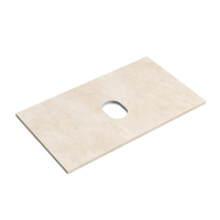 Столешница для ванной комнаты SANCOS 800х460 без отверстия под смеситель, цвет kreman, артикул TT80A2, TT80A2