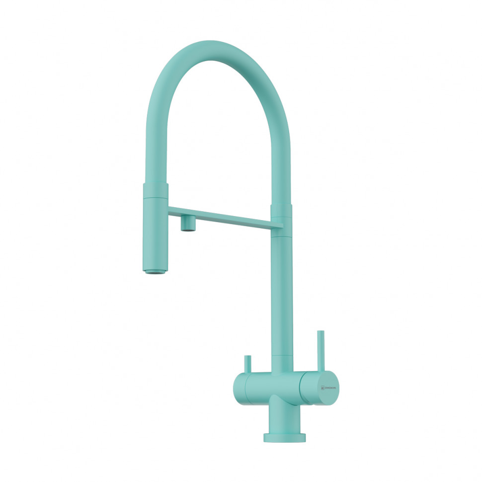 Смеситель для кухни Omoikiri Kanto-AZ латунь/azur blue, 4994425