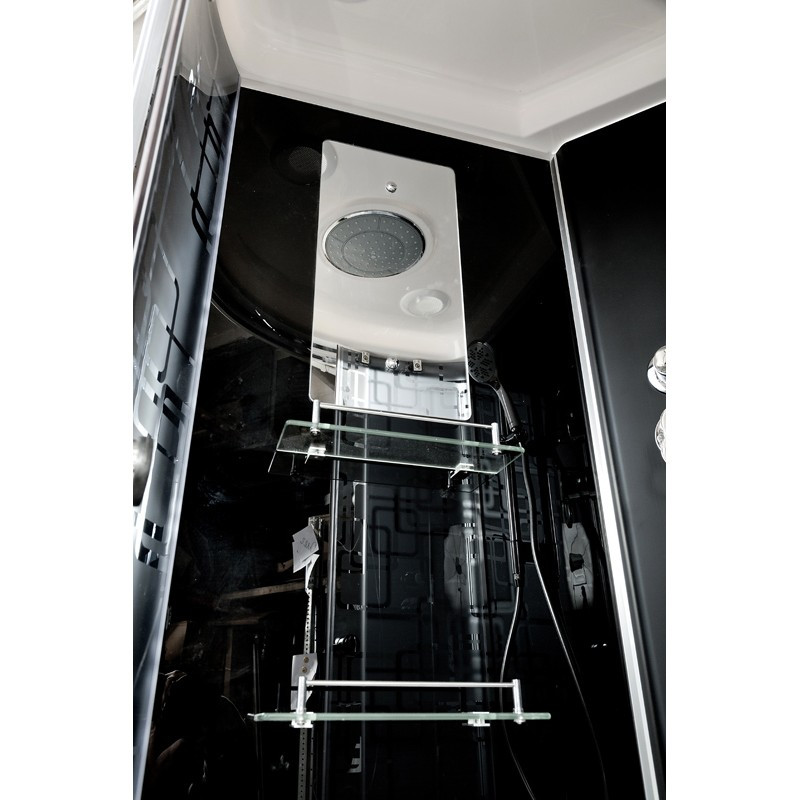 Душевая кабина DTO BM 4590 Black с электрикой и гидромассажем (90x90)
