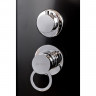 Душевая кабина DTO BM 4590 Black с электрикой и гидромассажем (90x90)