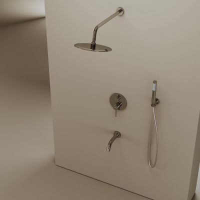 Душевой комплект SANCOS Select встраиваемый для ванны/душа, цвет хром, SC3004CH