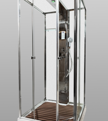 Душевая кабина AvaCan Z111MT с баней 100x100 см, Z111MTSTEAM