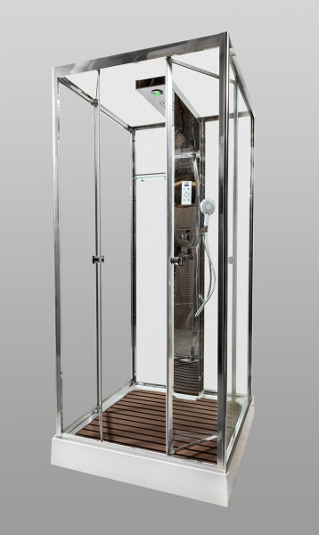 Душевая кабина AvaCan Z111MT с баней 100x100 см, Z111MTSTEAM