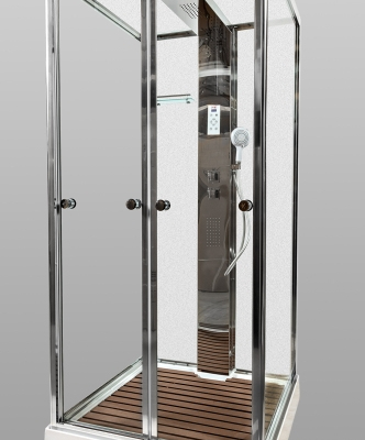 Душевая кабина AvaCan Z111MT с баней 100x100 см, Z111MTSTEAM