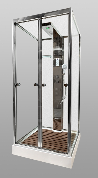 Душевая кабина AvaCan Z111MT с баней 100x100 см, Z111MTSTEAM