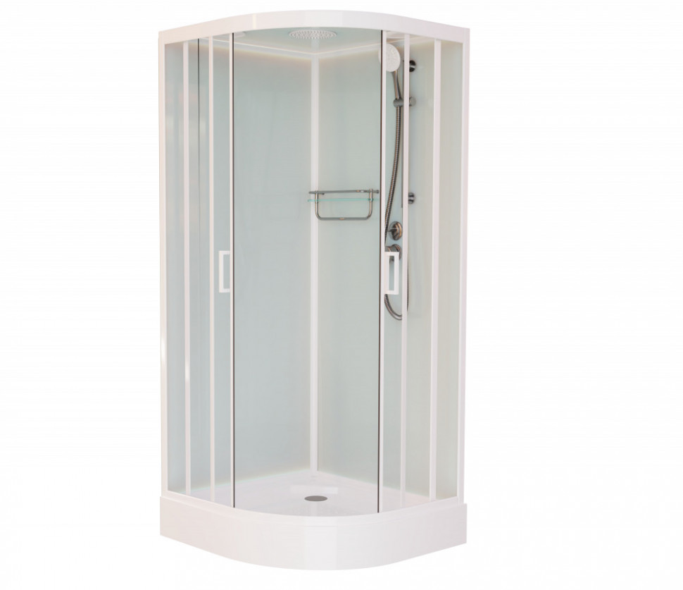 Душевая кабина Frank F400 White 100х100 см, 400400