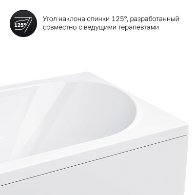 Ванна акриловая 150x70 AM.PM Sense W76A-150-070W-A белая глянцевая
