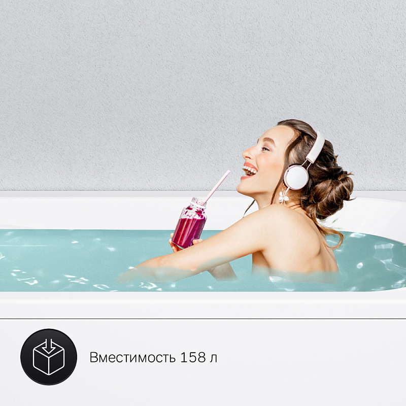 Ванна акриловая 150x70 AM.PM Sense W76A-150-070W-A белая глянцевая