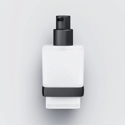 Дозатор для мыла настенный стеклянный AM.PM Gem A9036922 черный