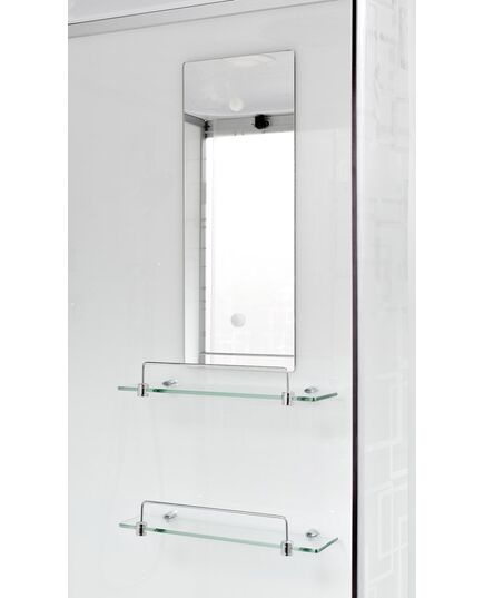 Душевая кабина AvaCan EM2012 L LED с гидромассажем 120x90 см, EM2012LLED+GM
