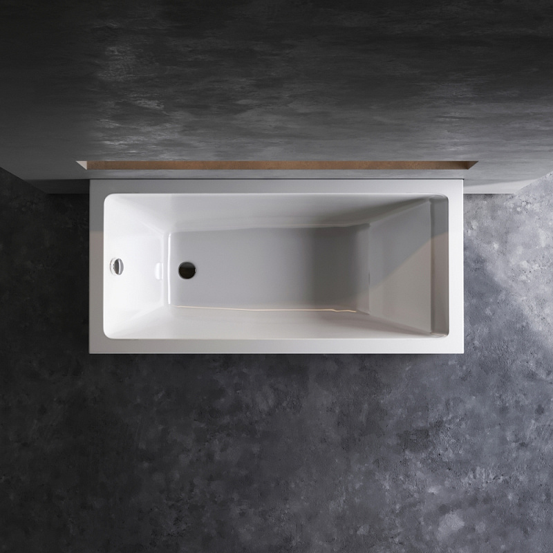 Ванна акриловая 150x70 AM.PM Gem W93A-150-070W-A белая глянцевая