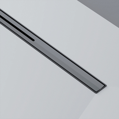 Душевой трап (лоток) 60 AM.PM MasterFlow Slim W01SC-S11-060-05BM комбинированный затвор с черной матовой решеткой