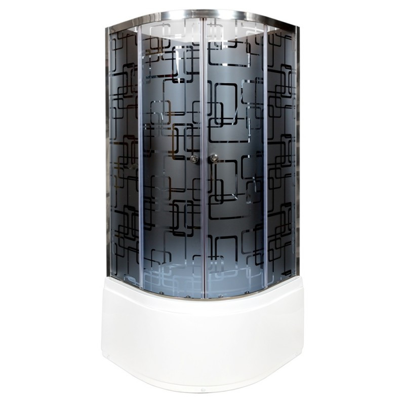 Душевая кабина DTO BM 4590 N Black (90x90)