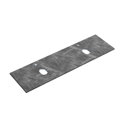 Столешница для ванной комнаты SANCOS из керамогранита SANCOS Black Sky 1600х460 c отверстием под смеситель,TT160A1X