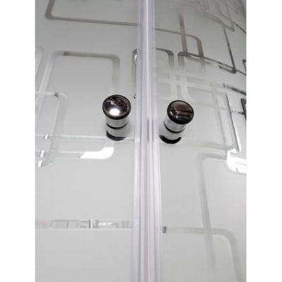 Душевая кабина AvaCan EM2012 N L LED с гидромассажем 120x90 см, EM2012LNLED+GM