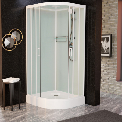 Душевая кабина Frank F420 White 120х120 см, 420420