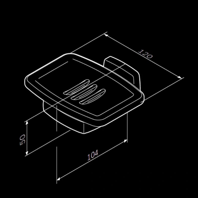 Набор аксессуаров AM.PM Gem хром (крючки, стакан, мыльница)