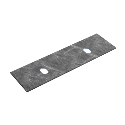 Столешница для ванной комнаты SANCOS из керамогранита SANCOS Black Sky 1600х460 без отверстия под смеситель,TT160A1