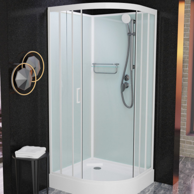 Душевая кабина Frank F420 White без крыши 120x120 см, 420020