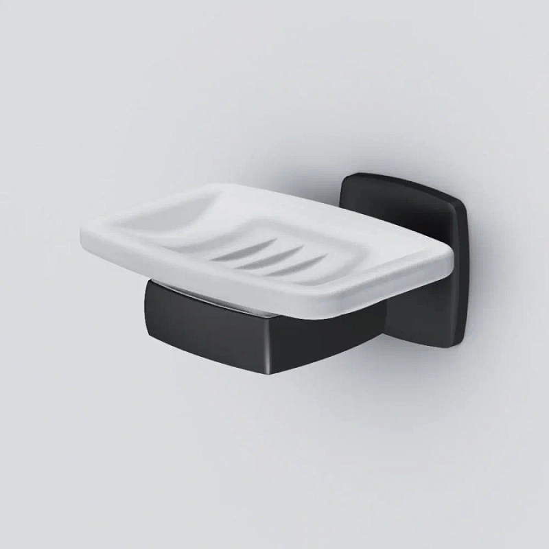 Набор аксессуаров AM.PM Gem черный (крючки, стакан, мыльница)