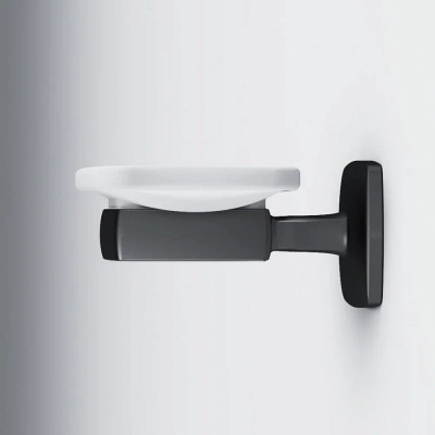 Набор аксессуаров AM.PM Gem черный (крючки, стакан, мыльница)