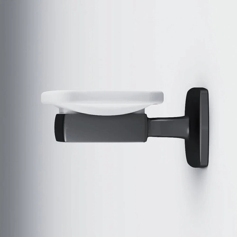 Набор аксессуаров AM.PM Gem черный (крючки, стакан, мыльница)