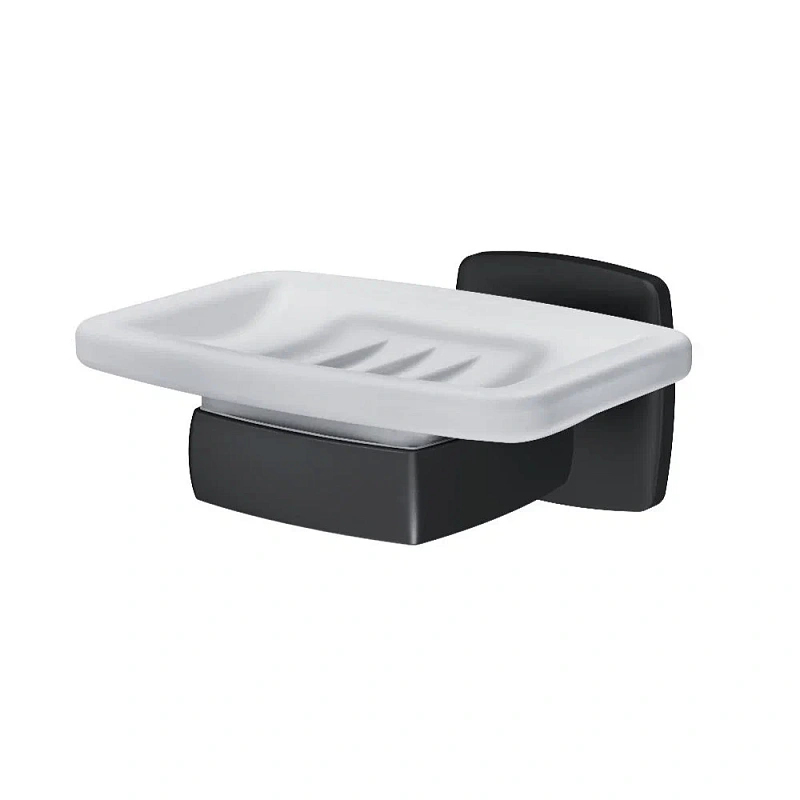 Набор аксессуаров AM.PM Gem черный (крючки, стакан, мыльница)