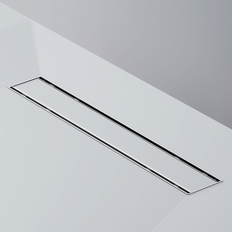 Душевой трап (лоток) 50 AM.PM PrimeFlow W02SC-U11-050-04SB комбинированный затвор со стальной матовой решеткой под плитку