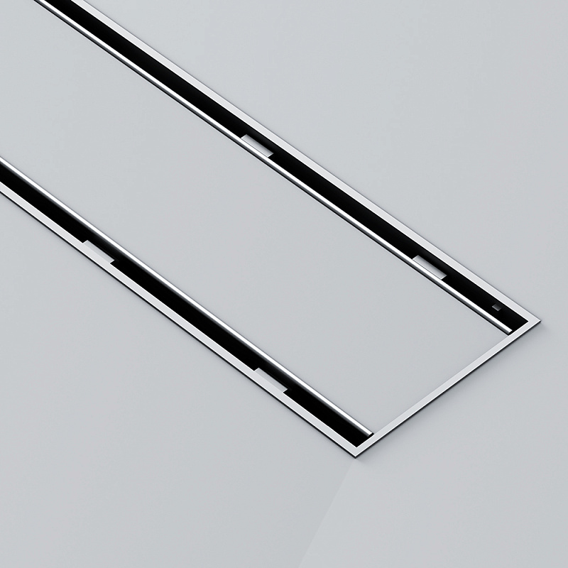 Душевой трап (лоток) 50 AM.PM PrimeFlow W02SC-U11-050-04SB комбинированный затвор со стальной матовой решеткой под плитку