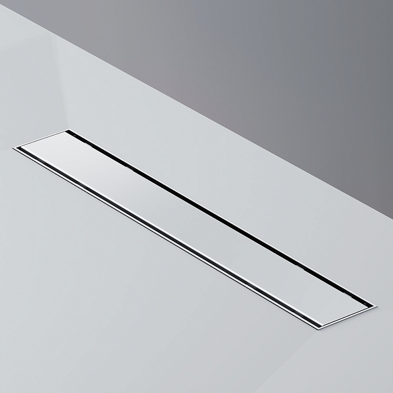 Душевой трап (лоток) 50 AM.PM PrimeFlow W02SC-U11-050-04SB комбинированный затвор со стальной матовой решеткой под плитку