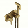 Гигиенический душ со смесителем Damixa Option 214000000 бронзовый встраиваемый, шланг 1500, держатель