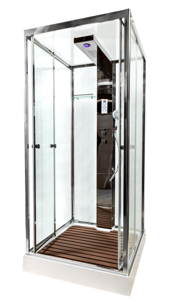 Душевая кабина AvaCan Z111 с баней 100x100 см, Z111STEAM