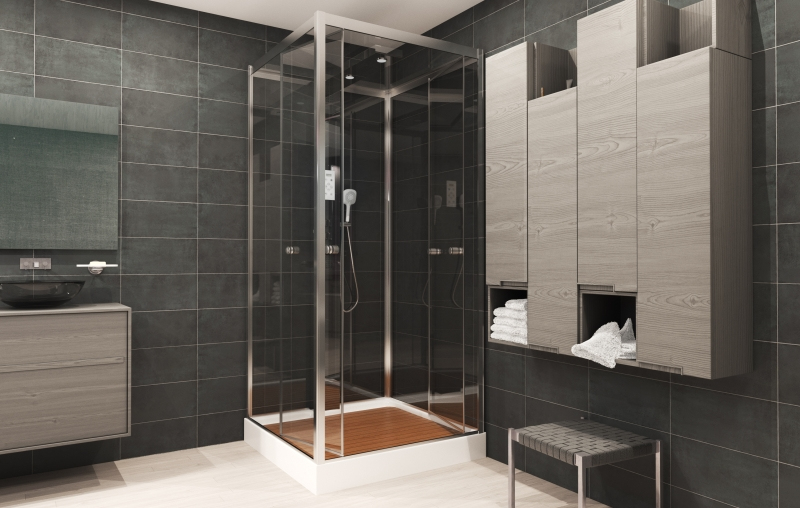 Душевая кабина AvaCan Z111 с баней 100x100 см, Z111STEAM