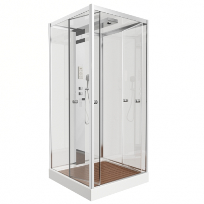 Душевая кабина AvaCan Z111 с баней 100x100 см, Z111STEAM