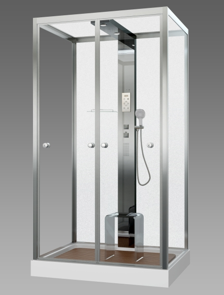 Душевая кабина AvaCan Z122MT с баней 120x90 см, Z122MTSTEAM
