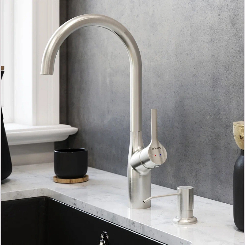 Дозатор для моющего средства AM.PM X-Joy A8437111 встраиваемый, сатин