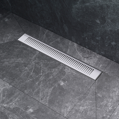 Душевой трап (лоток) 50 AM.PM PrimeFlow W02SC-P11-050-01SB комбинированный затвор со стальной матовой решеткой