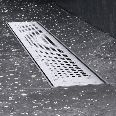 Душевой трап (лоток) 50 AM.PM PrimeFlow W02SC-P11-050-01SB комбинированный затвор со стальной матовой решеткой