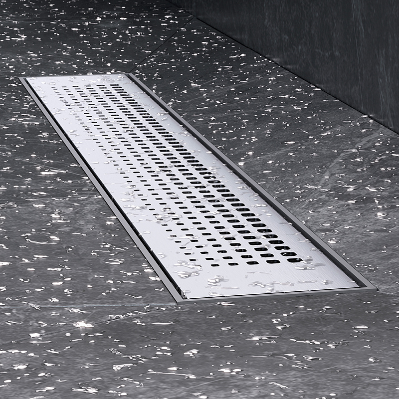 Душевой трап (лоток) 50 AM.PM PrimeFlow W02SC-P11-050-01SB комбинированный затвор со стальной матовой решеткой