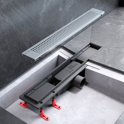 Душевой трап (лоток) 50 AM.PM PrimeFlow W02SC-P11-050-01SB комбинированный затвор со стальной матовой решеткой