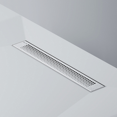 Душевой трап (лоток) 50 AM.PM PrimeFlow W02SC-P11-050-01SB комбинированный затвор со стальной матовой решеткой