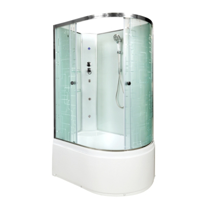 Душевая кабина AvaCan EM4511 N L LED с гидромассажем 110x80 см, EM4511LNLED+GM