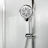 Душевая кабина AvaCan EM4511 N L LED с гидромассажем 110x80 см, EM4511LNLED+GM