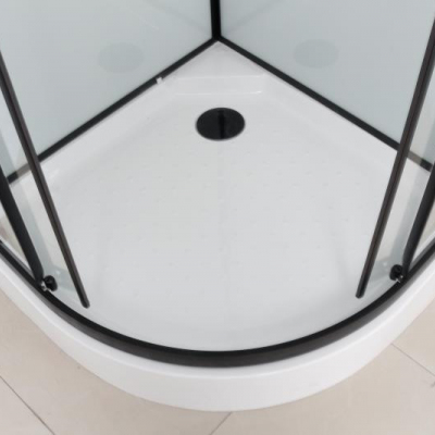 Душевая кабина Frank F420 М Black матовое стекло 120х120 см, 20048