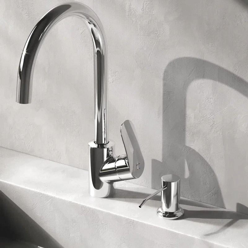 Дозатор для моющего средства AM.PM X-Joy A8437100 встраиваемый, хром