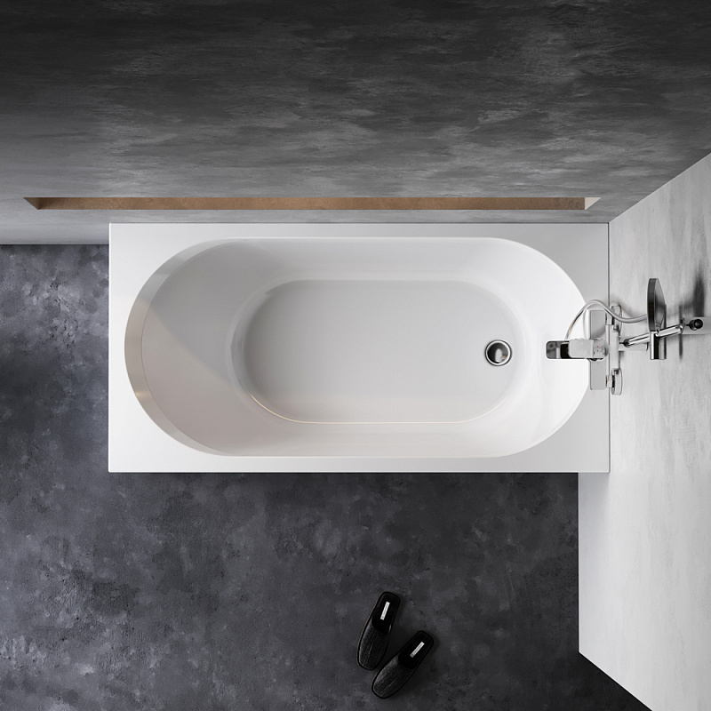 Ванна акриловая 140x70 AM.PM X-Joy W94A-140-070W-A белая глянцевая